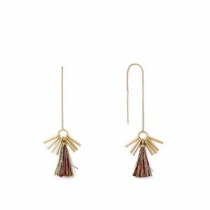 Rebecca Minkoff Morocco Tassel Threader Earrings